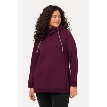 Sweatshirt, weiter Stehkragen, Taschen, Raglan-Langarm