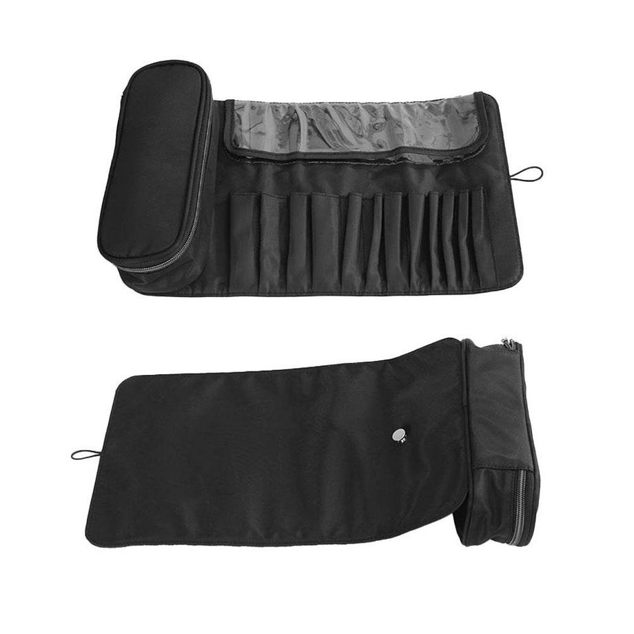 eStore  Make-up-Pinseletui - Schwarz 