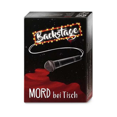 Mord bei Tisch  Krimidinner für Zuhause - Der Backstage Fall 