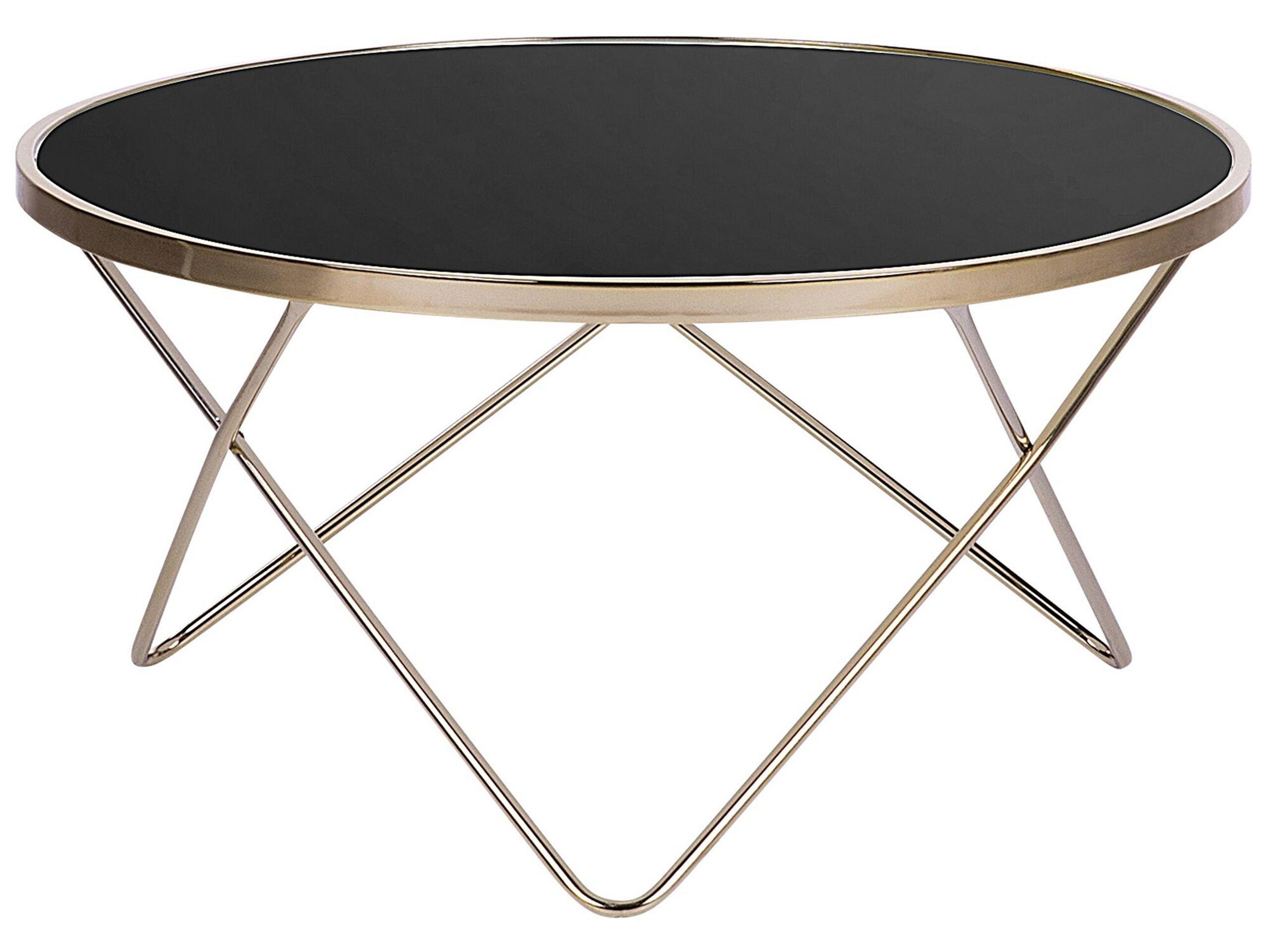 Beliani Table basse en Verre de sécurité Moderne MERIDIAN  