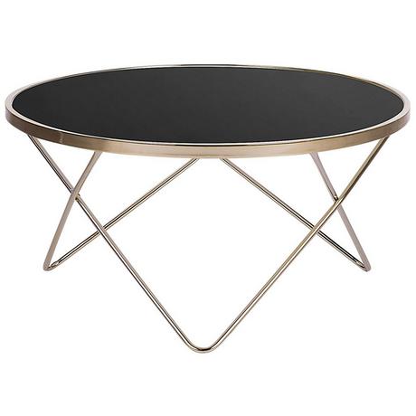 Beliani Table basse en Verre de sécurité Moderne MERIDIAN  