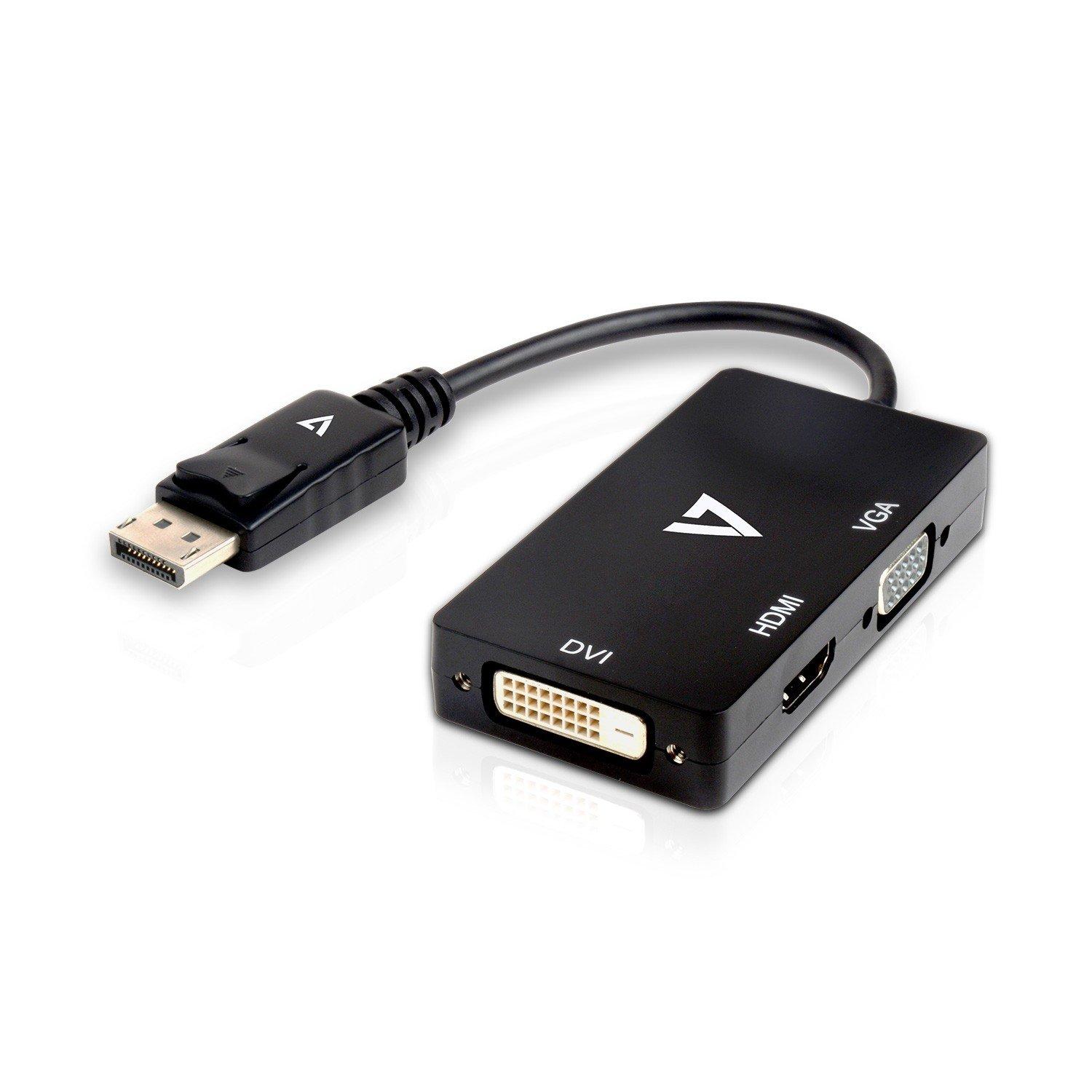 Image of DisplayPort-Adapter (m) auf VGA, HDMI oder DVI (w)