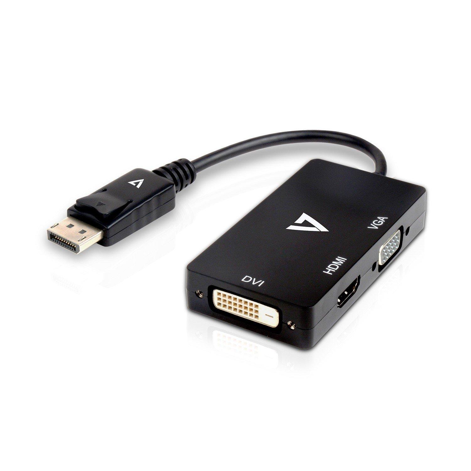 V7  V7 DisplayPort-Adapter (m) auf VGA, HDMI oder DVI (w) 