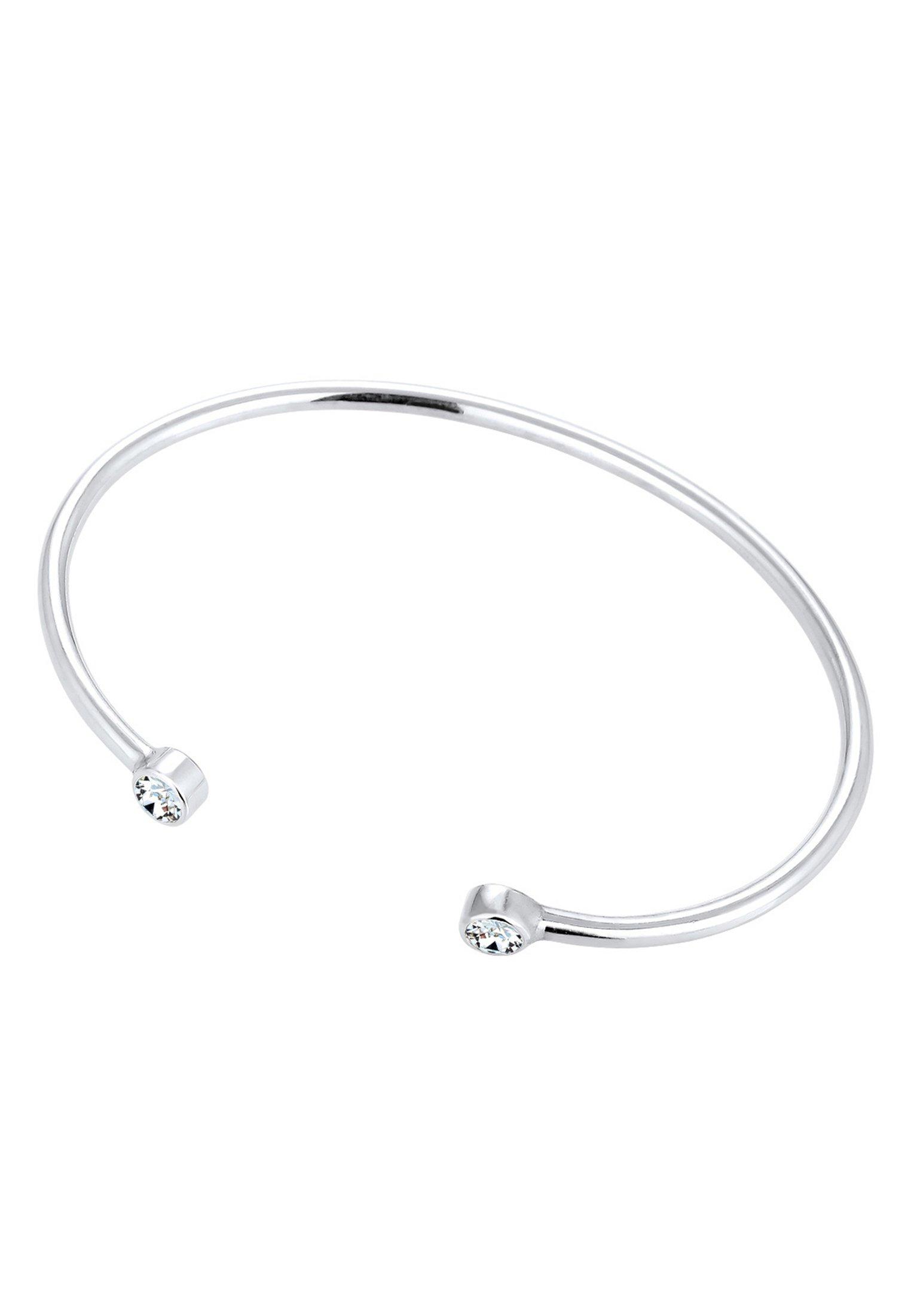 Elli  Bracelet Anneau De Bras Géo Minimaliste Avec Cristaux 