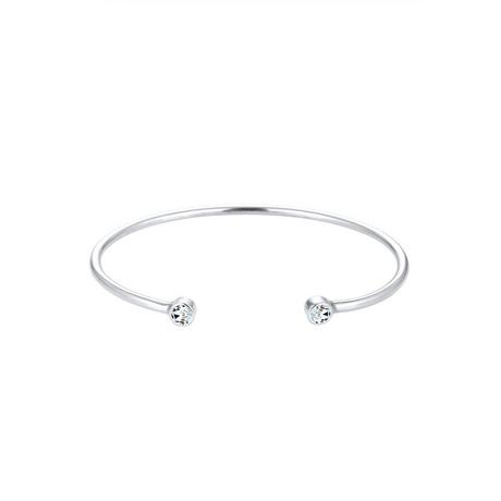 Elli  Bracelet Anneau De Bras Géo Minimaliste Avec Cristaux 