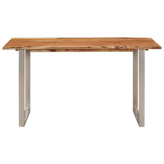 VidaXL Table à manger bois d'acacia  