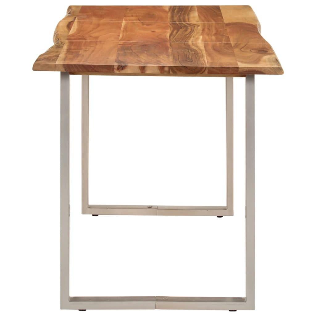 VidaXL Table à manger bois d'acacia  