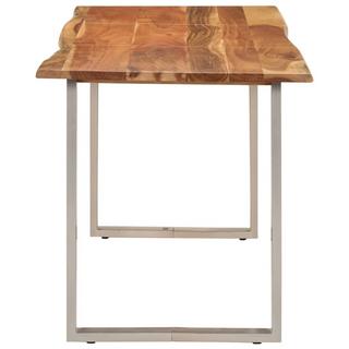 VidaXL Table à manger bois d'acacia  