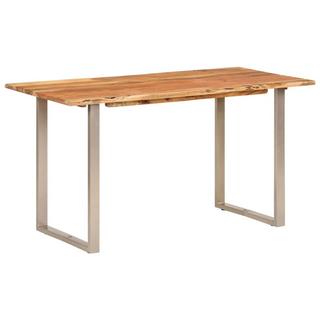 VidaXL Table à manger bois d'acacia  