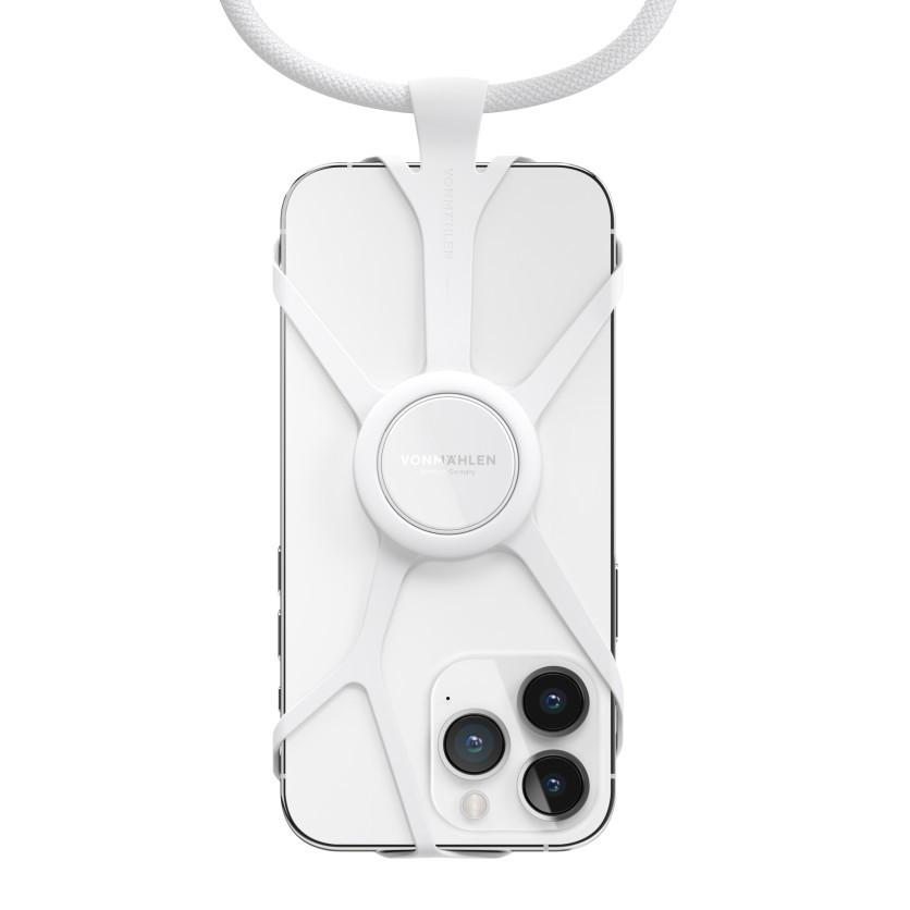 Vonmählen  Vonmählen Infinity Plus sangle Téléphone portable Nylon, Silicone Blanc 