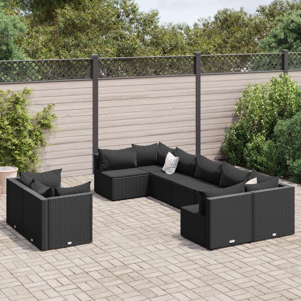 VidaXL Gartensofagarnitur poly-rattan  