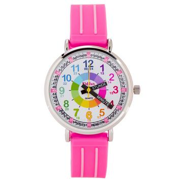 Time Teacher Pink (Deutsch) Montre pour enfants