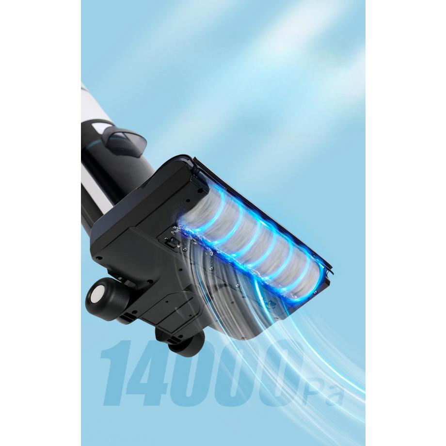 Blue Chilli Aspirapolvere senza fili per pulizia umida e secca con auto-pulizia, guida vocale e stazione di ricarica al grafene  