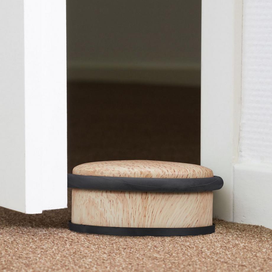 Northix Türstopper in Holzoptik  