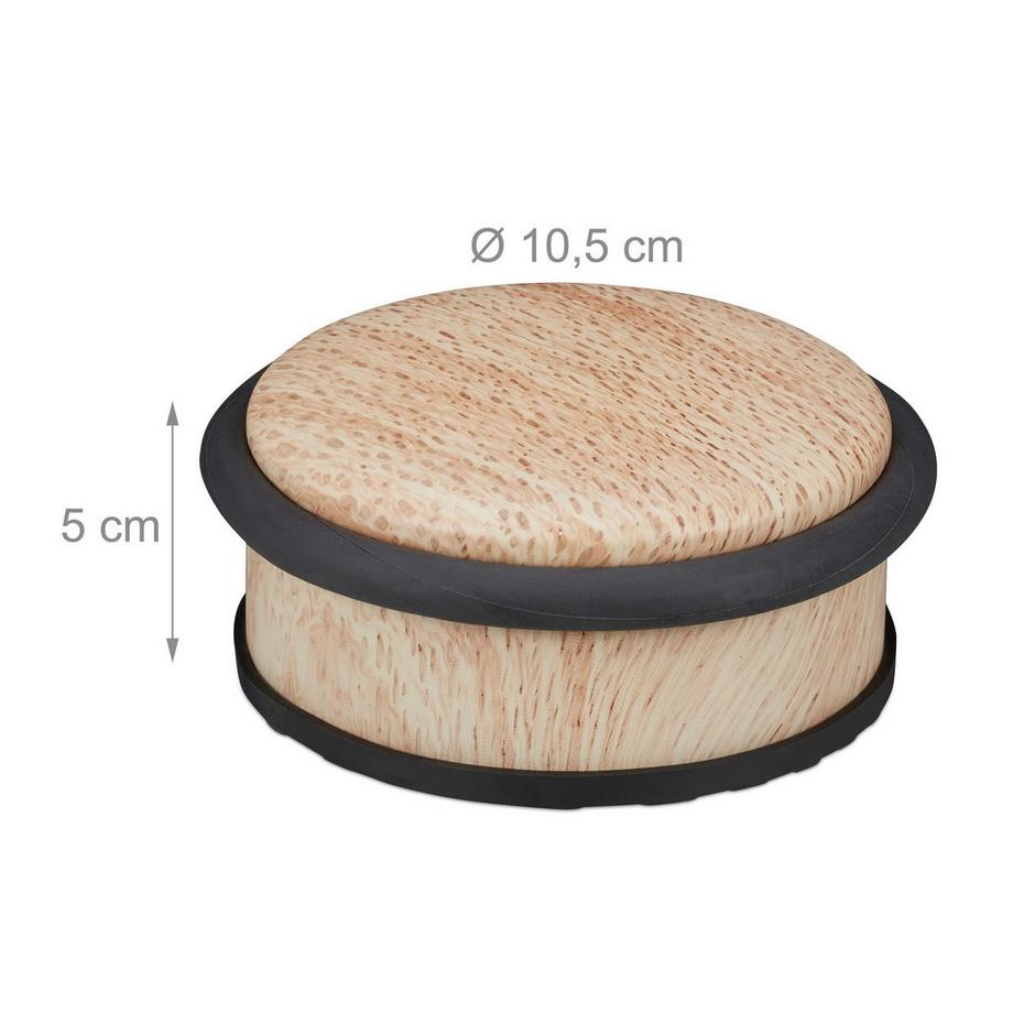 Northix Türstopper in Holzoptik  