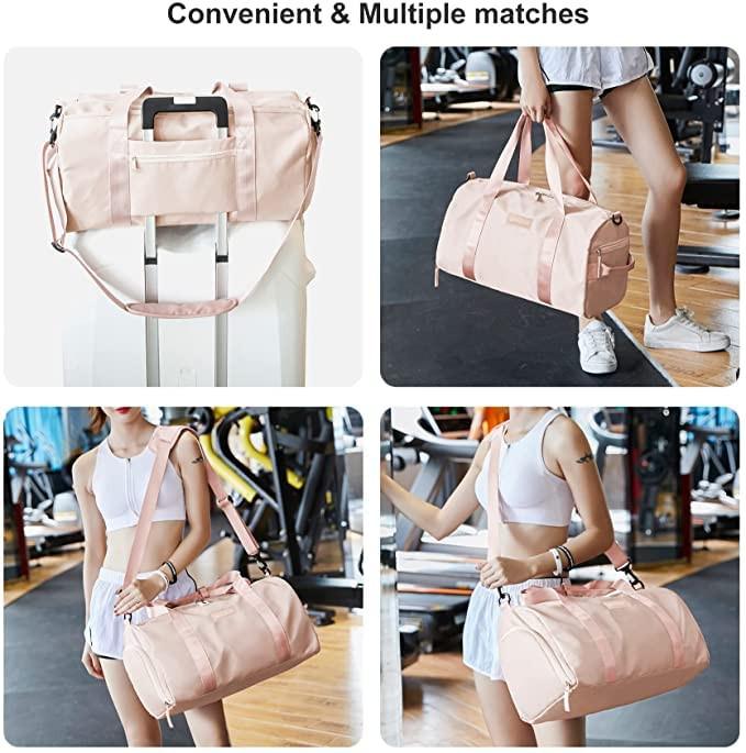 Only-bags.store Sport Duffel Bag mit Nassfach und Schuhfach Leicht Wasserdicht  