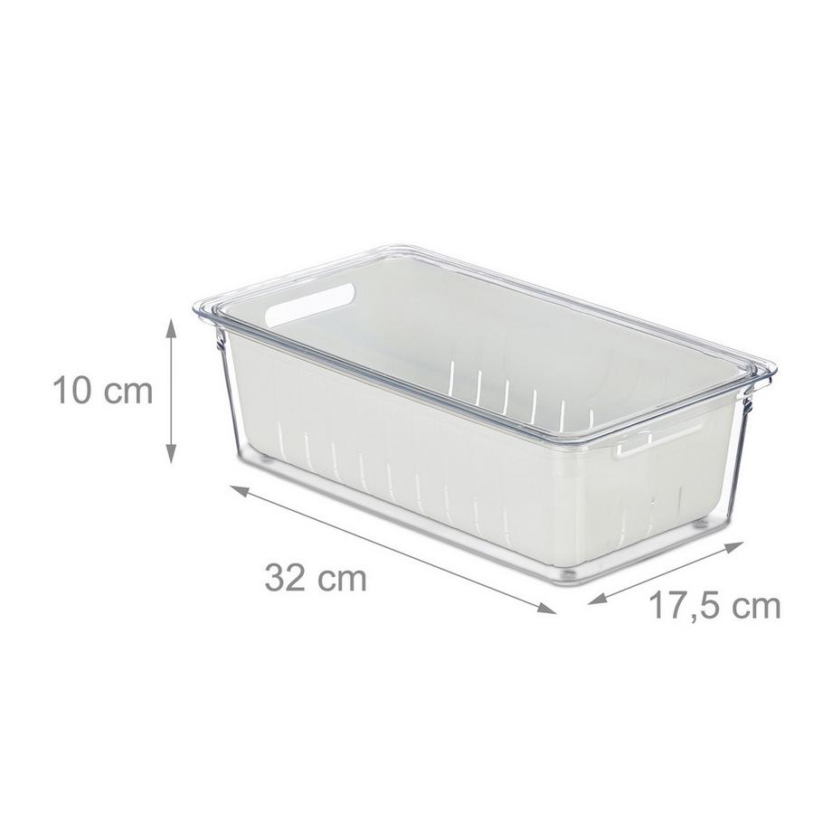 Northix Organisateur de réfrigérateur avec panier  