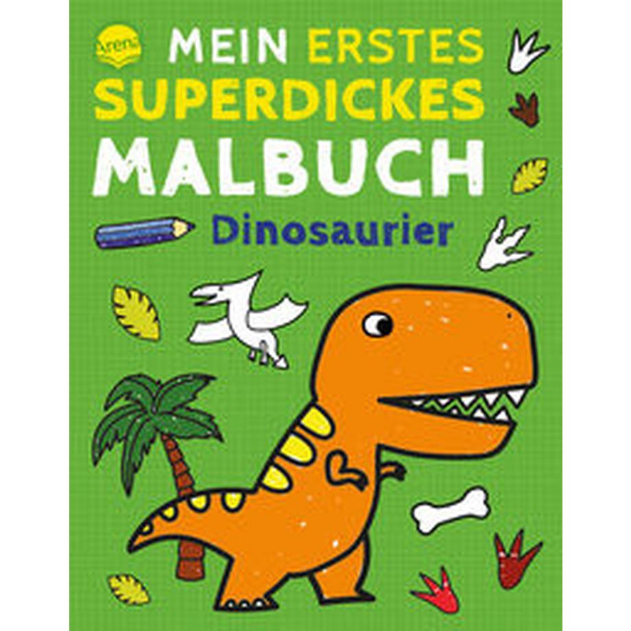 arena  Mein erstes superdickes Malbuch. Dinosaurier 