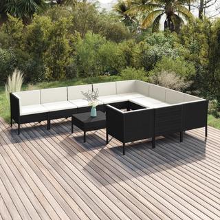 VidaXL Garten-sofagarnitur poly-rattan  