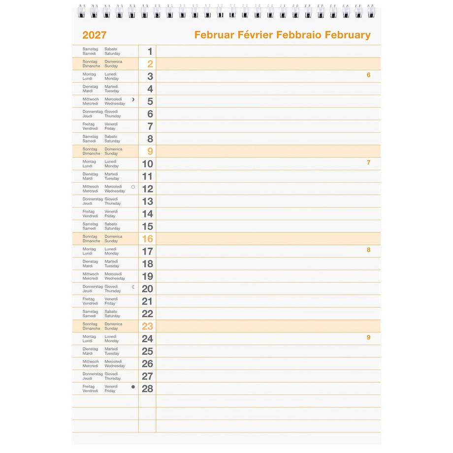 Biella Monatskalender Block 11  