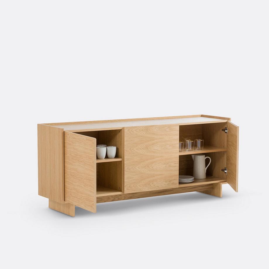 La Redoute Intérieurs  Buffet plaqué chêne 