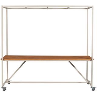 mutoni living Table de jardin Blue Sky bois d&#039;eucalyptus métal 200x97  