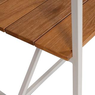 mutoni living Table de jardin Blue Sky bois d&#039;eucalyptus métal 200x97  