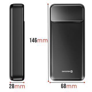 SWISSTEN  Powerbank 20000mAh Swissten Schwarz 