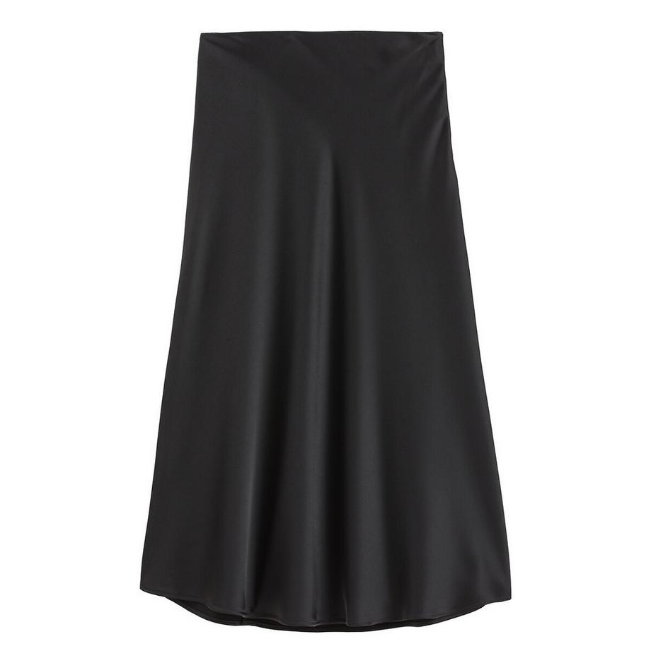 La Redoute Collections Gonna lunga svasata in raso opaco  