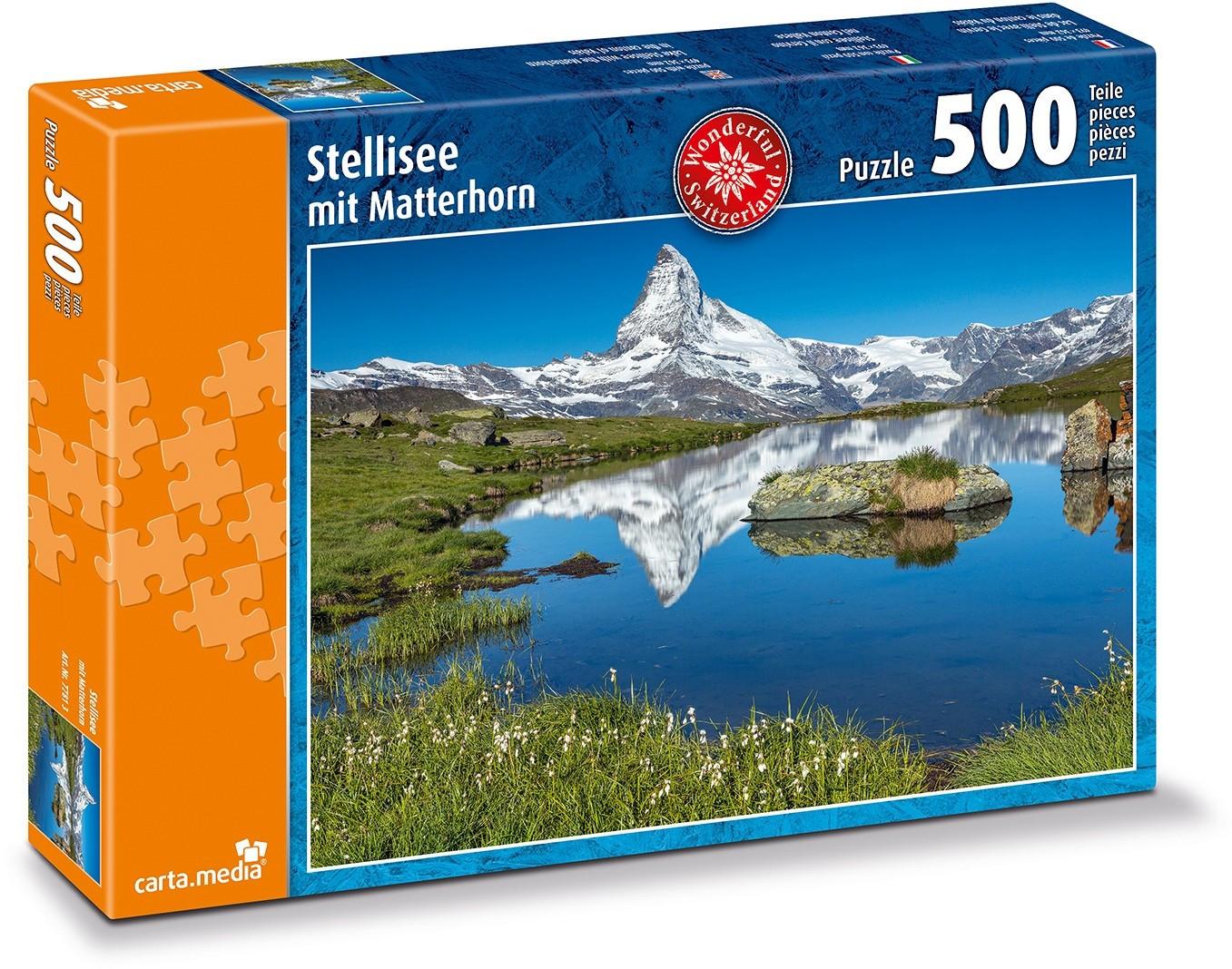 Image of Puzzle Stellisee mit Matterhorn (500Teile)