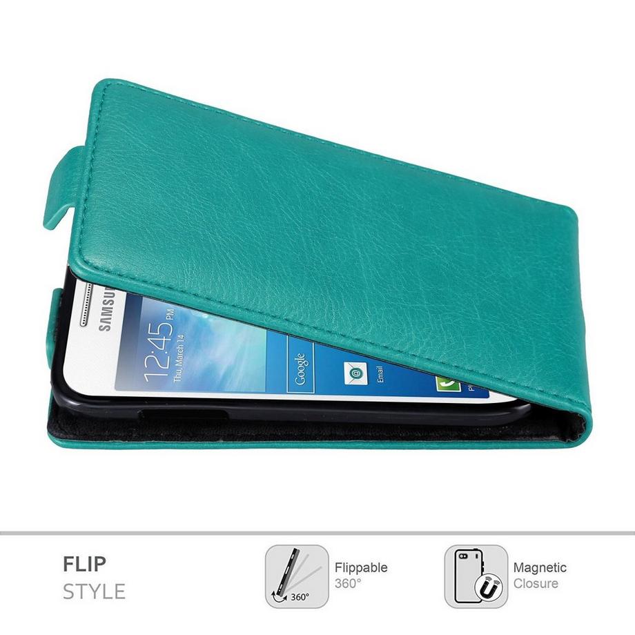 Cadorabo  Housse compatible avec Samsung Galaxy S4 MINI - Coque de protection au design flip avec fermeture magnétique 