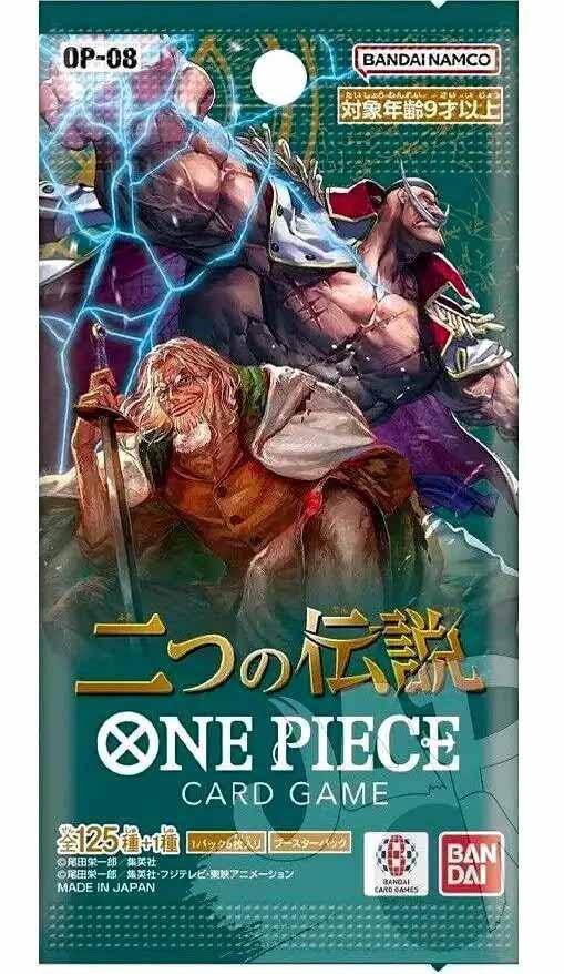 Bandai  Two Legends Booster Box OP-08 - One Piece Card Game - JP 