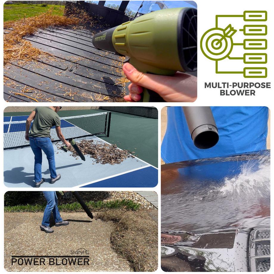 STARLYF  Power Blower-Garten- und Laubgebläse 