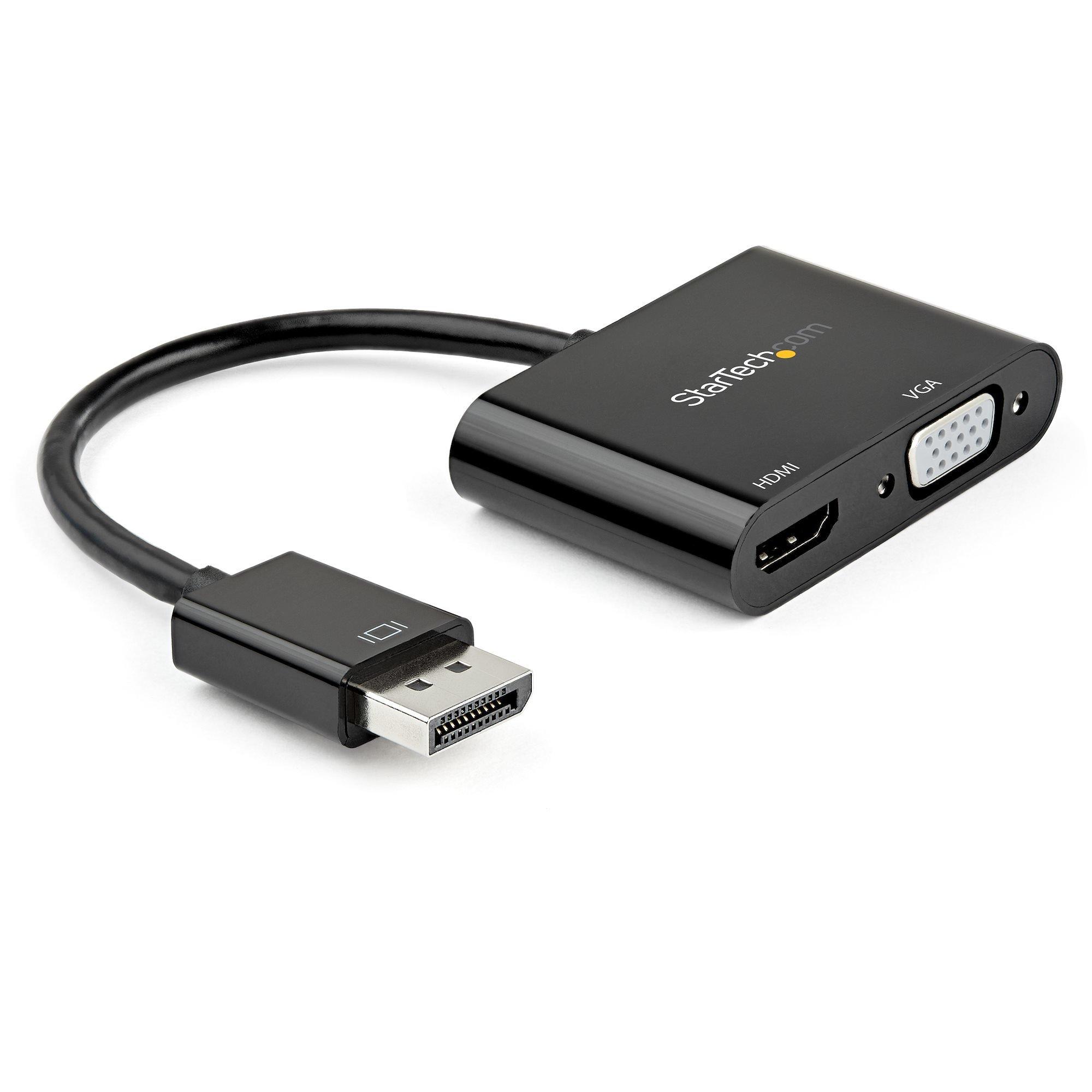 Image of StarTech.com Adapter DisplayPort auf VGA HDMI - HDMI 4K 60Hz