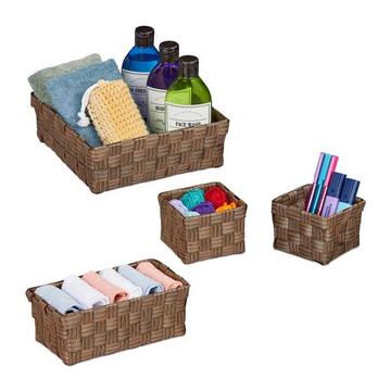 Ensemble de 4 paniers de rangement