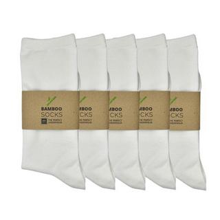 The Perfect Underwear  Bambus Socken mid-calf bianco ( 5 Paar pro Pack), Größe XL 