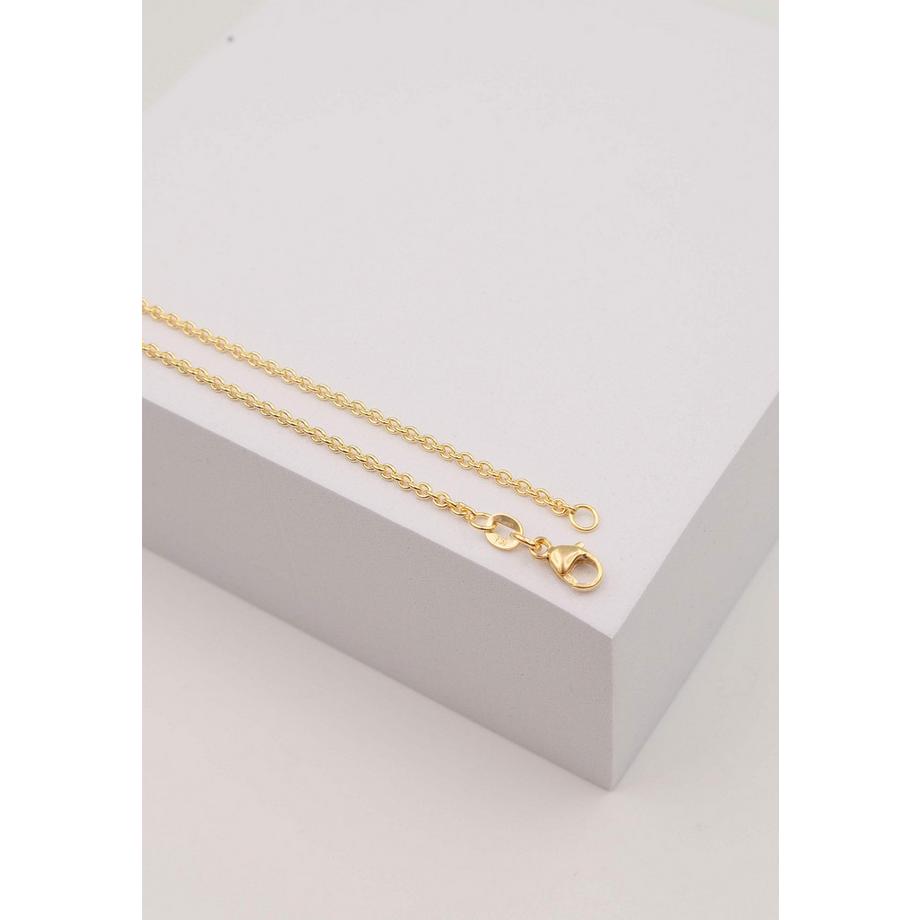 MUAU Schmuck  Collier Rundanker Gelbgold 750, 2mm, 50cm 