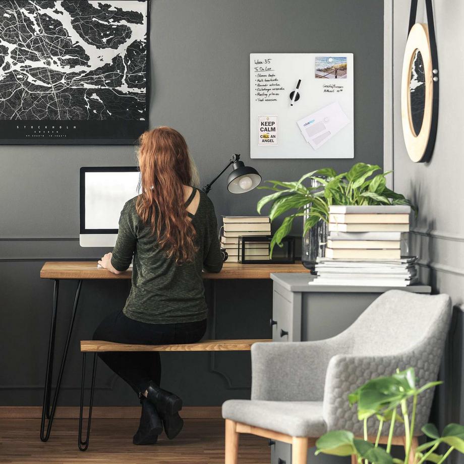 B2X  Tableau magnétique en verre blanc 