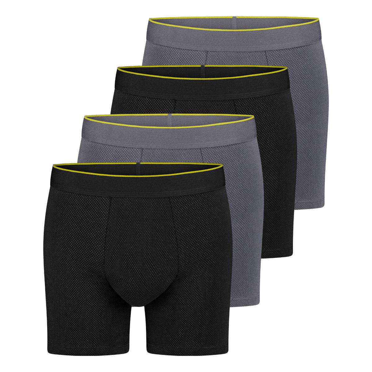 Image of 4er Pack Ever Airy - Long Short Pant Herren Schwarz S