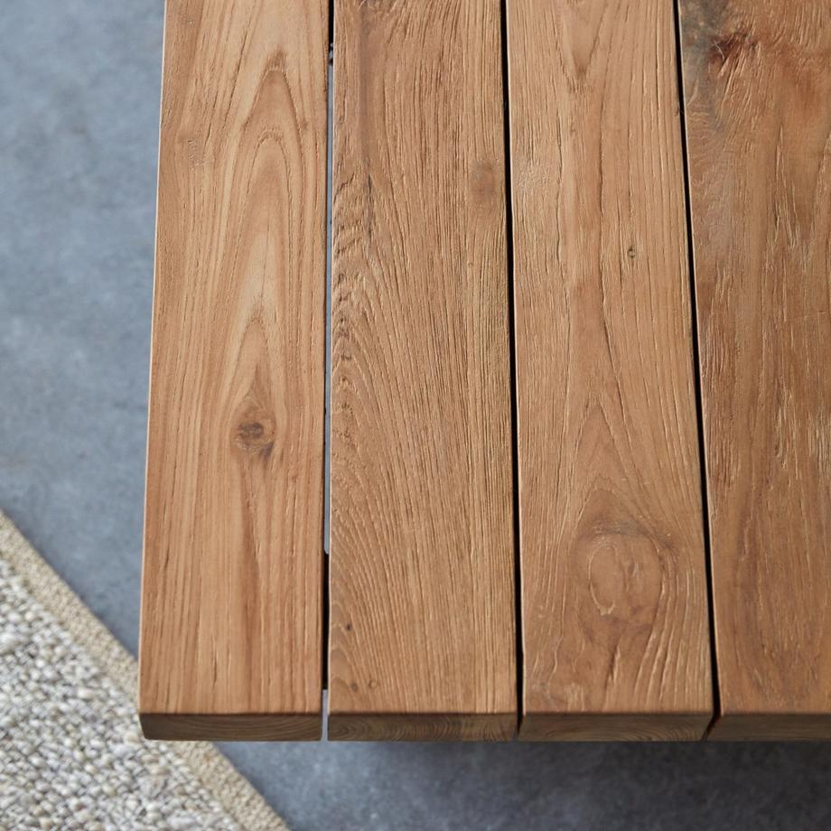 Tikamoon Sessel aus massivem, recyceltem Teakholz Joaquin  