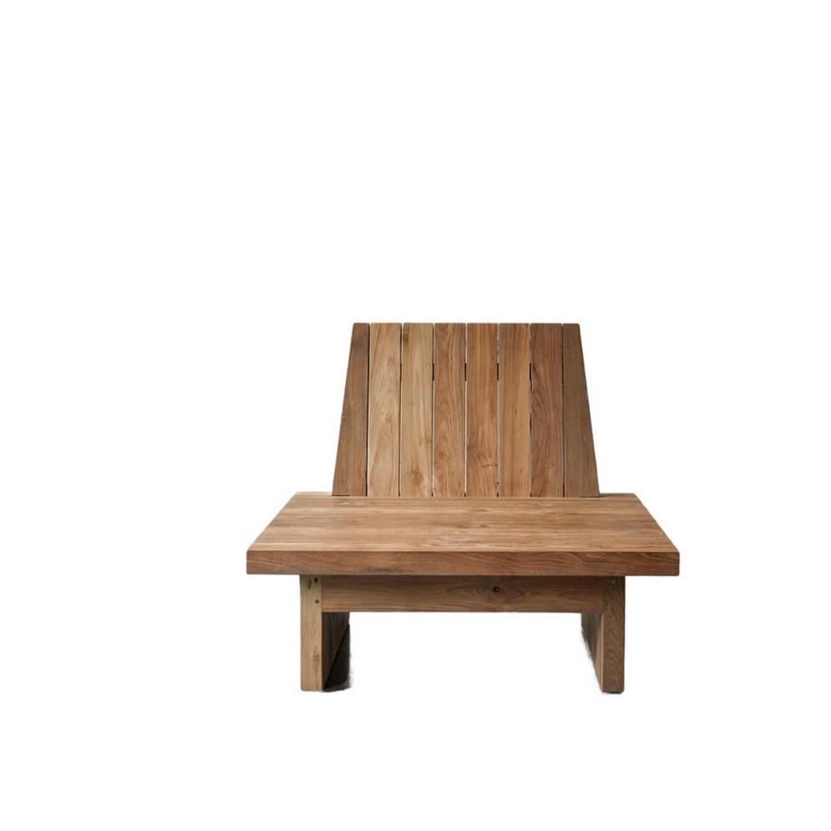 Sessel aus massivem, recyceltem Teakholz Joaquin