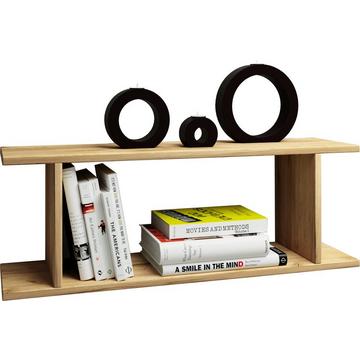 Holzregal hängend | platzsparendes Regal | Maße:  H. 28 x B. 80 x T. 20 cm | Elegantes Regal hängend | Aufbewahrungsregal | Bücherregal | Wandboard -