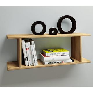 VCM Holz Wandregal Hängeregal Regal Bücherregal Wandboard Deko Board Sirola Mini  