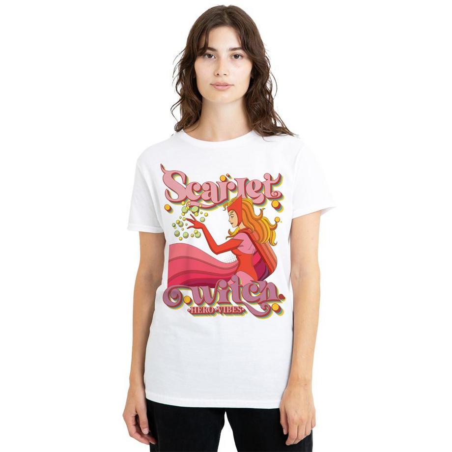 MARVEL Hero Vibes T-Shirt Imprimé Manches Courtes  