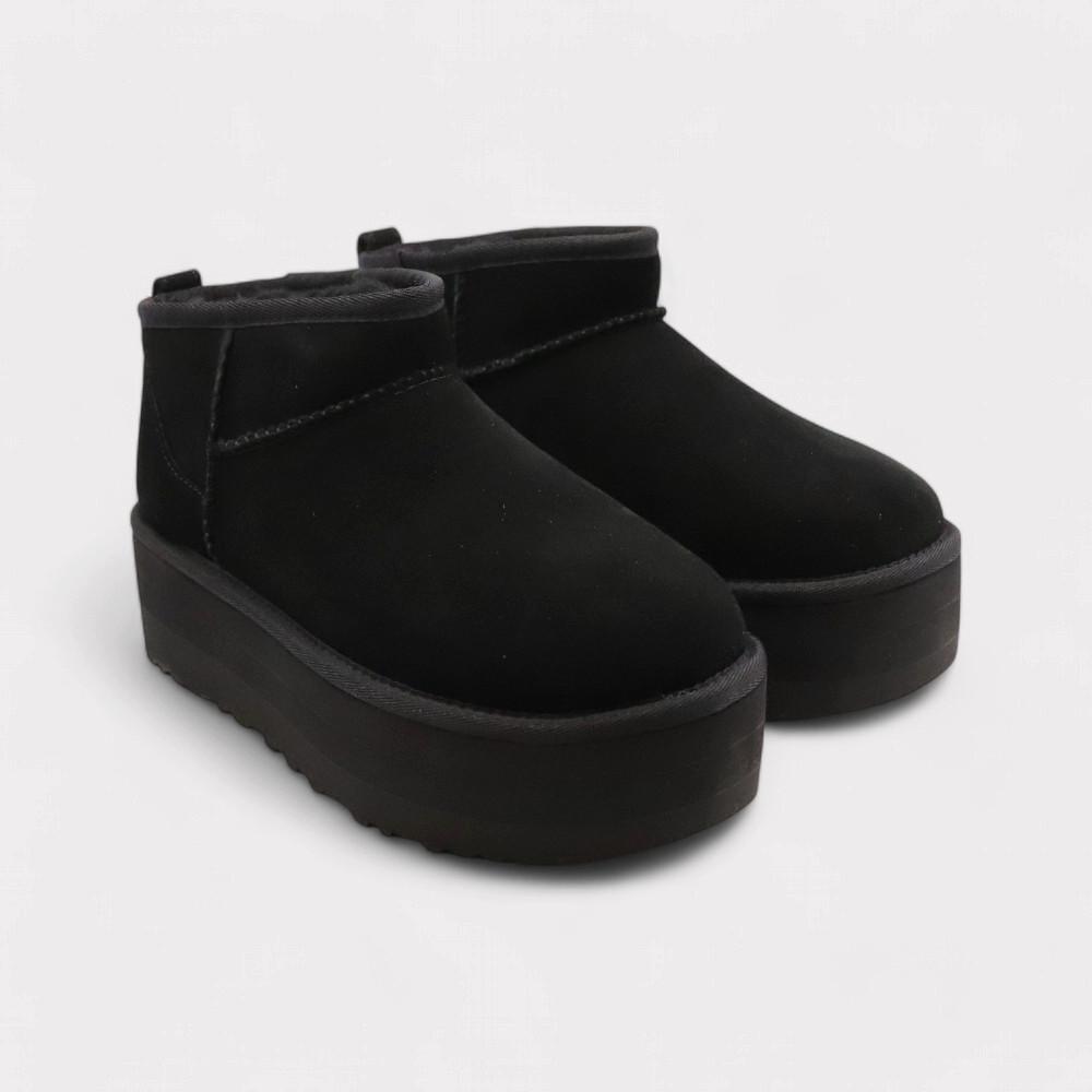 UGG  UGG Classic Ultra Mini Platform - Black (W) 