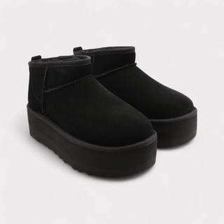 UGG  UGG Classic Ultra Mini Platform - Black (W) 
