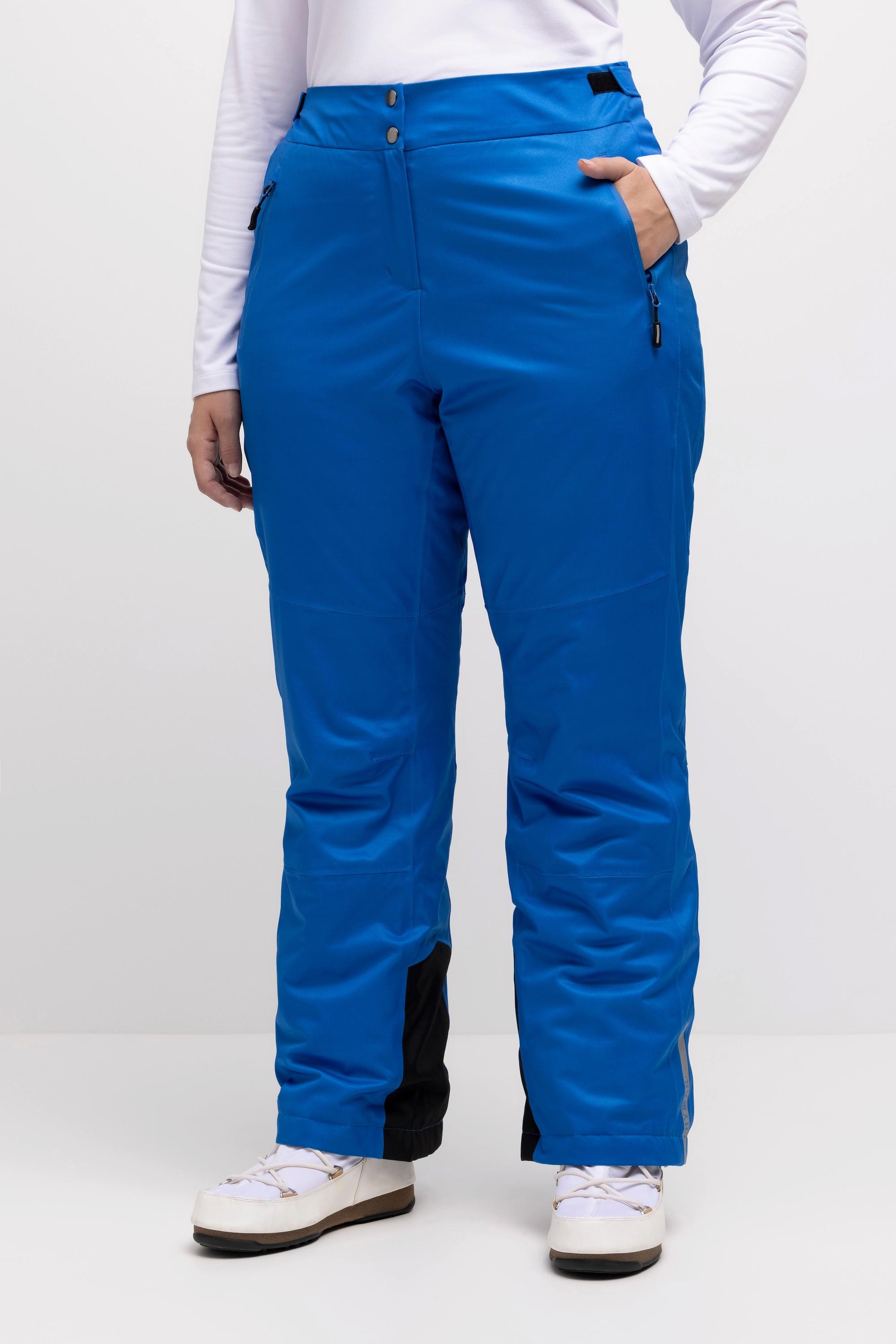 Ulla Popken  Pantalon de ski, imperméable, genoux préformés, jupe de protection contre la neige, lanière velcro 