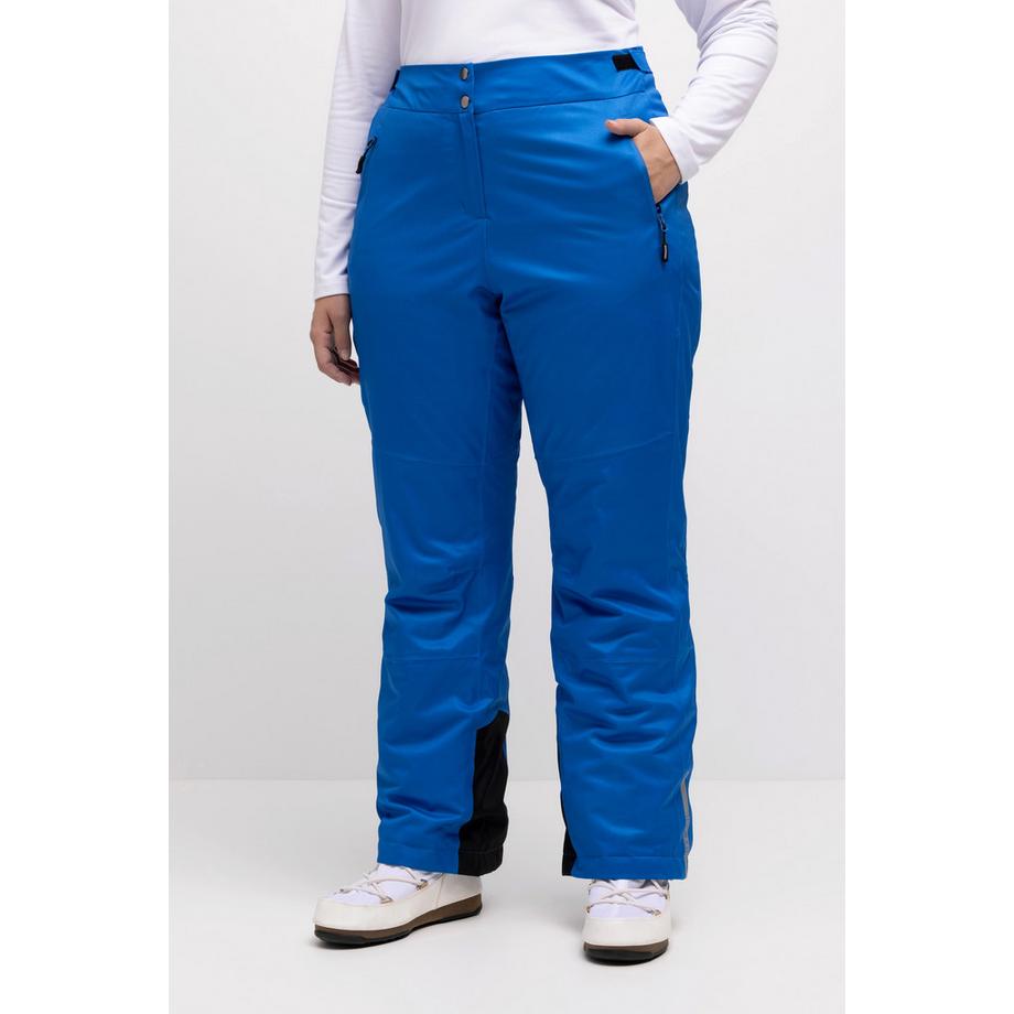Ulla Popken Pantalon de ski imperméable avec genoux préformés et jupe de protection contre la neige  