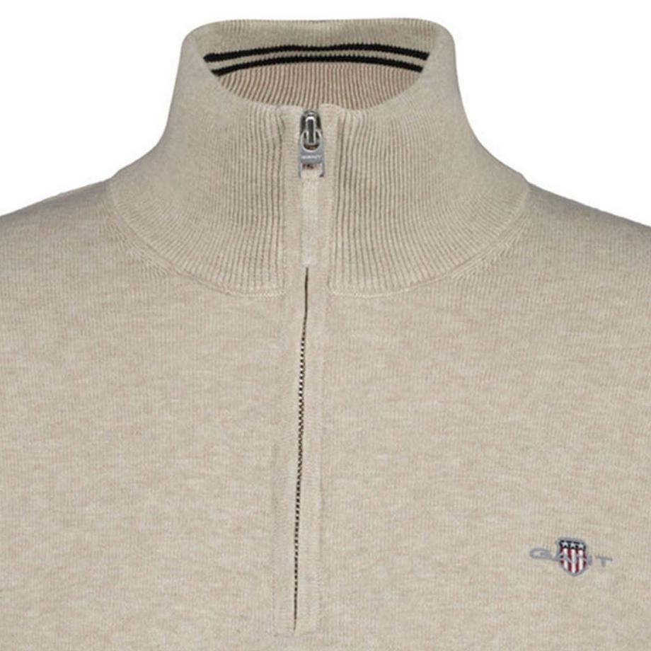 GANT Pull en tricot demi-zip  