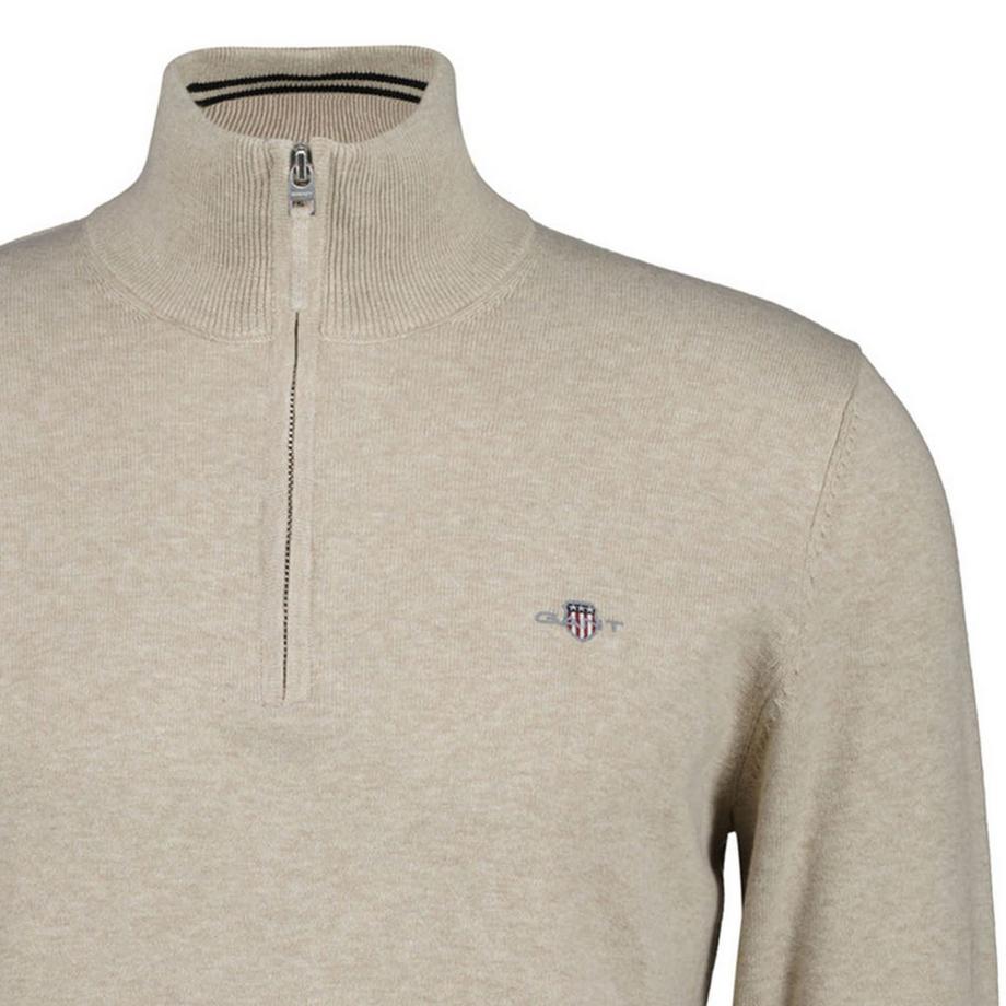 GANT Pull en tricot demi-zip  